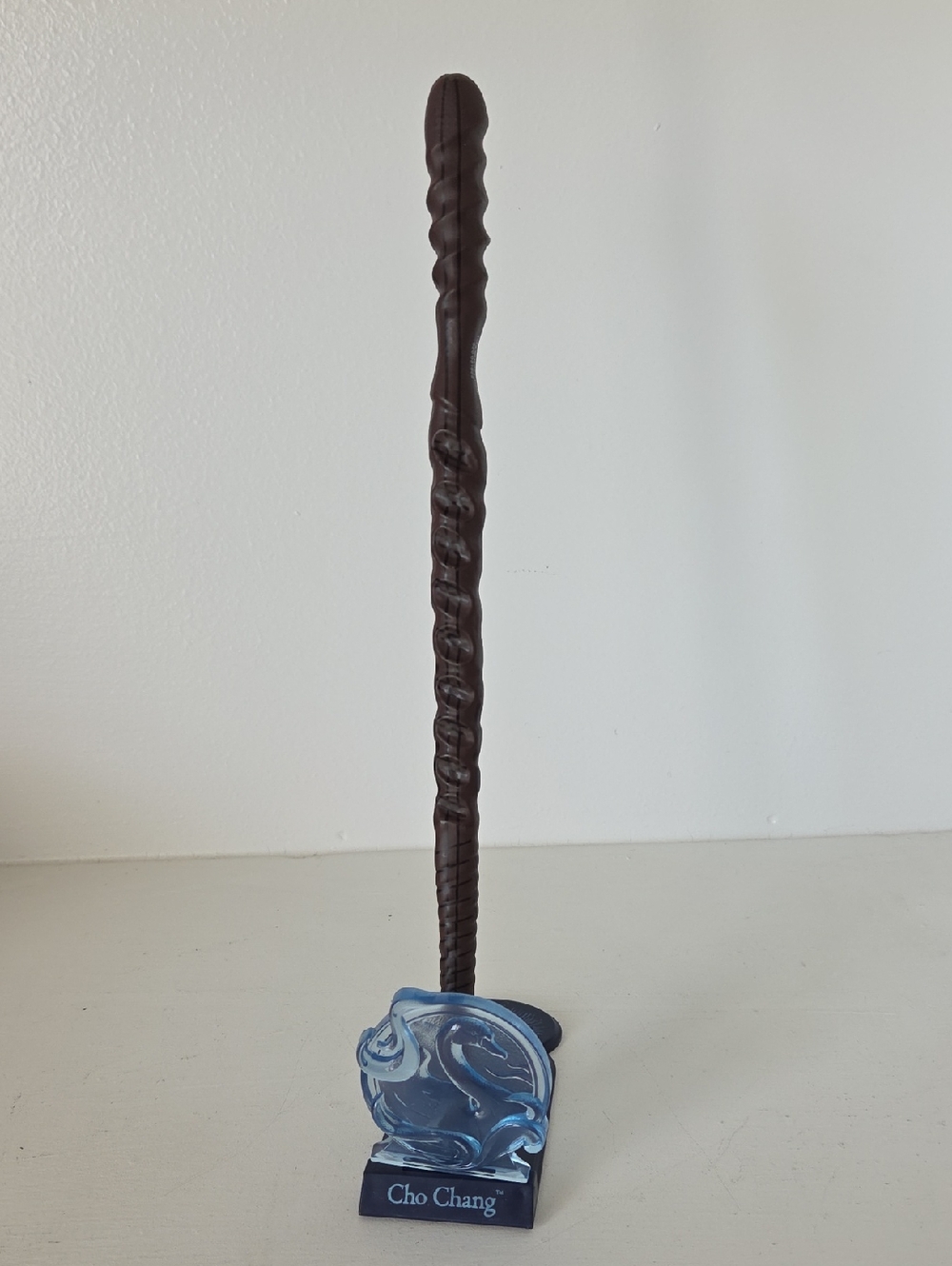 Harry Potter Mystery Wand Cho Chang Dark Brown Wand Decorative Stand
